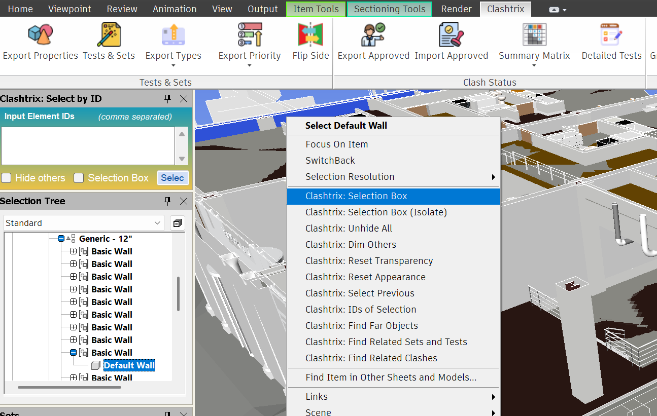 Clashtrix - Navisworks Plugin - Help File