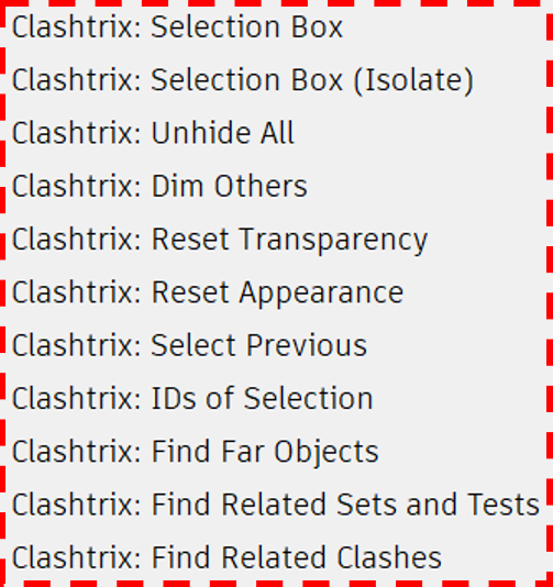 Clashtrix - Navisworks Plugin - Help File